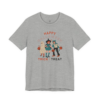 Happy Halloween Trick or Treat Vintage Vibe Tee – Bella+Canvas 3001