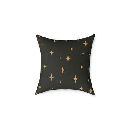 Ghost Making Ramen Canvas Throw Pillow – Spooky Chores Collection
