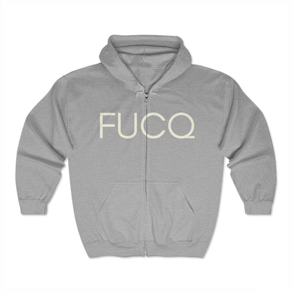 Funny Statement Zip Hoodie for Casual Vibes, Unisex Fashion, Gift for Friends, Weekend Wear, Unique Humor Apparel