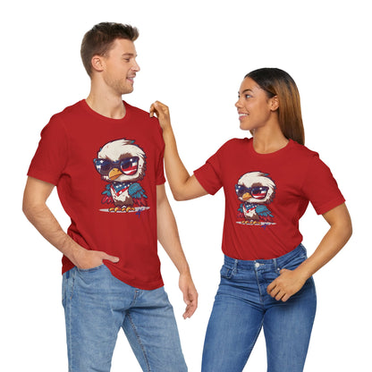 Cool Patriot Eagle Tee – Unisex Bella+Canvas Jersey - 4th of July T-shirt