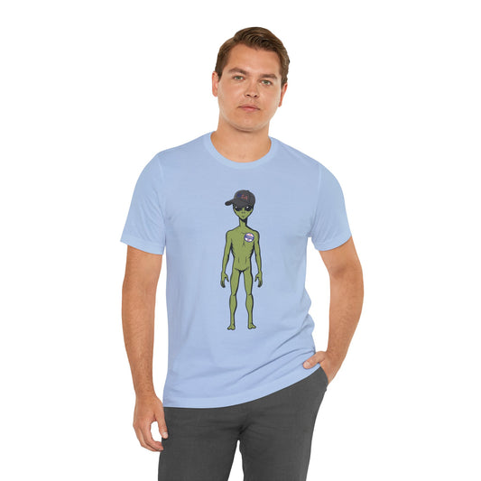 Alien Graphic Tee, Fun T-Shirt for Sci-Fi Lovers, Unisex Casual Wear, Great for Festivals, Gifts for Nerds, Everyday Comfort