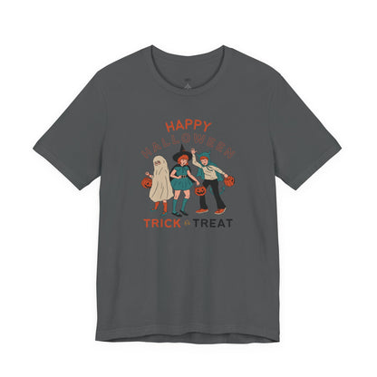 Happy Halloween Trick or Treat Vintage Vibe Tee – Bella+Canvas 3001