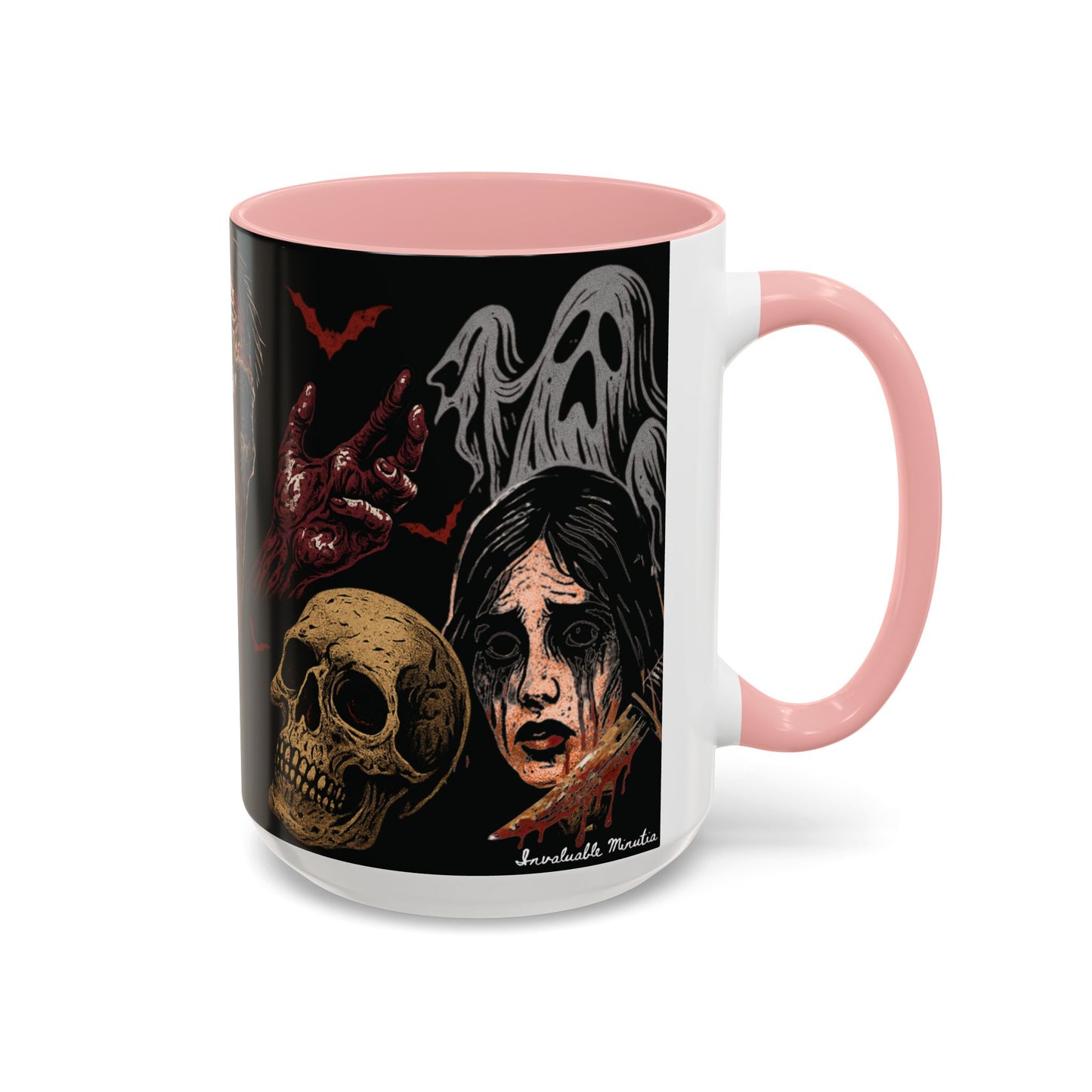 Horror Coffee Mug – Zombie Graveyard Halloween Design – 11oz & 15oz Ceramic – Creepy Goth Kitchen Decor