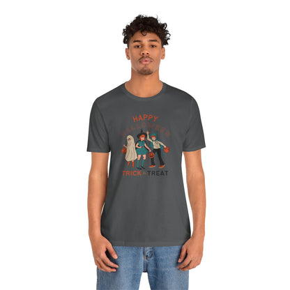 Happy Halloween Trick or Treat Vintage Vibe Tee – Bella+Canvas 3001