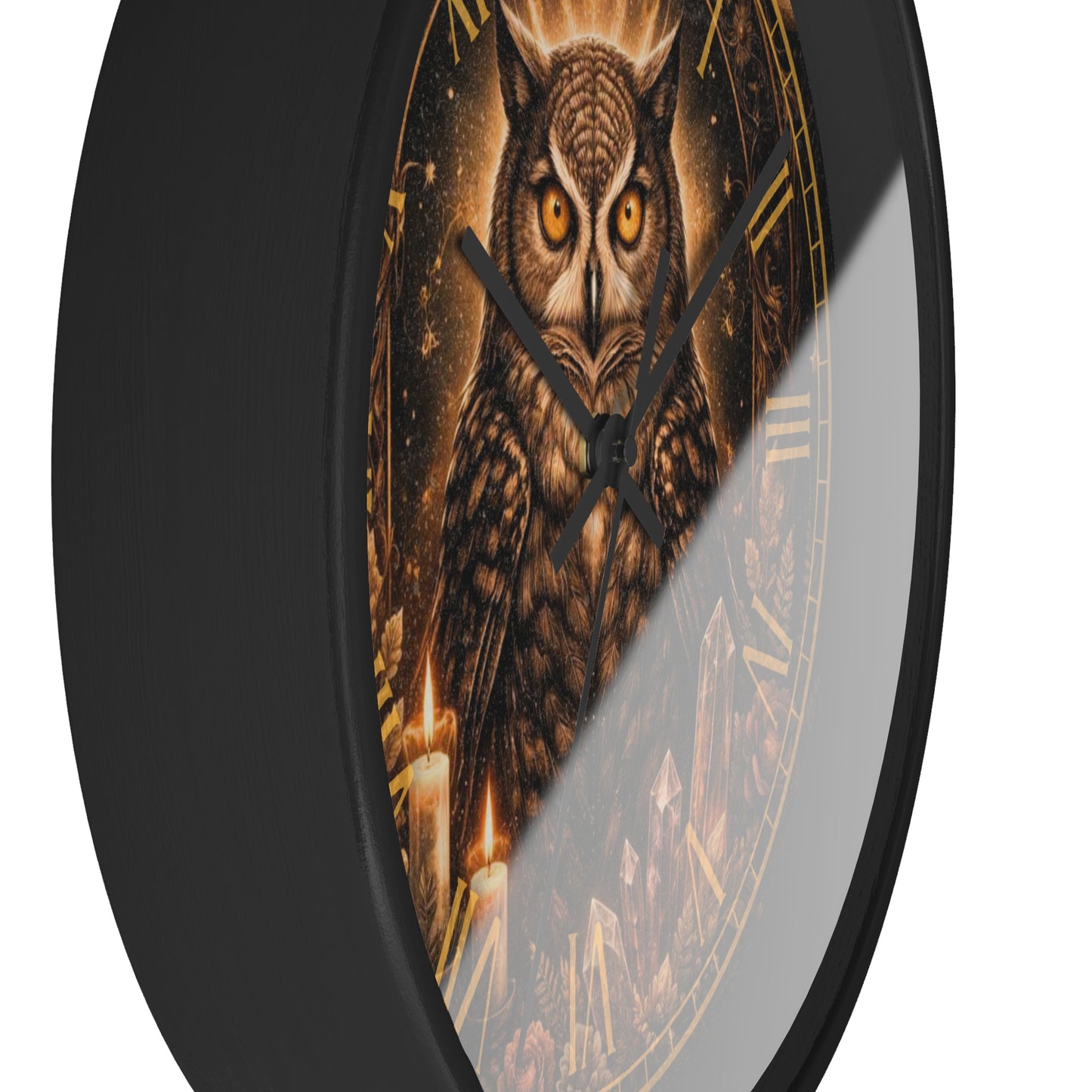 Mystic Owl 10" Premium Wall Clock