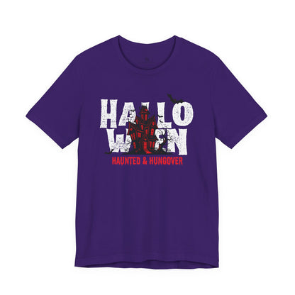 Haunted & Hungover - Halloween Bella+Canvas Graphic Tee