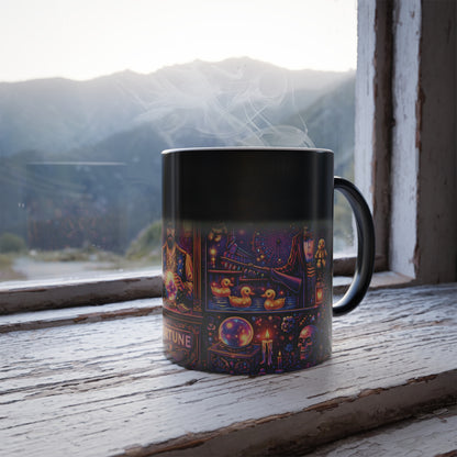 Creepy Carnival Games Color Morphing Mug
