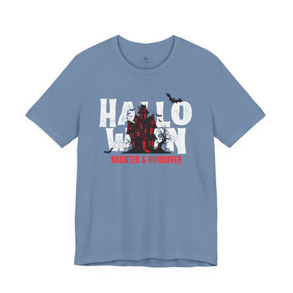 Haunted & Hungover - Halloween Bella+Canvas Graphic Tee