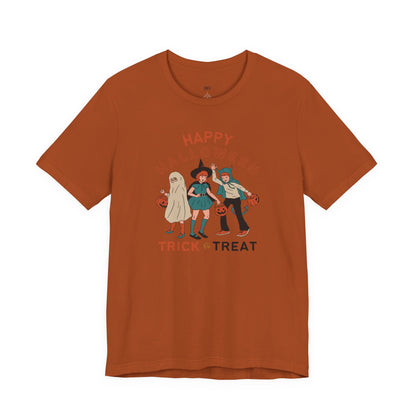 Happy Halloween Trick or Treat Vintage Vibe Tee – Bella+Canvas 3001