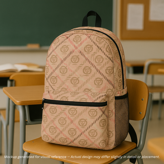 Elegant AOP Backpack for Everyday Use | Lightweight and Durable | Perfect for School, Work, or Travel