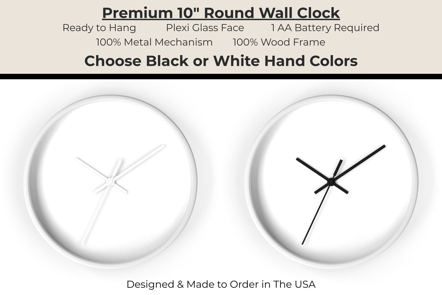 Mystic Owl 10" Premium Wall Clock