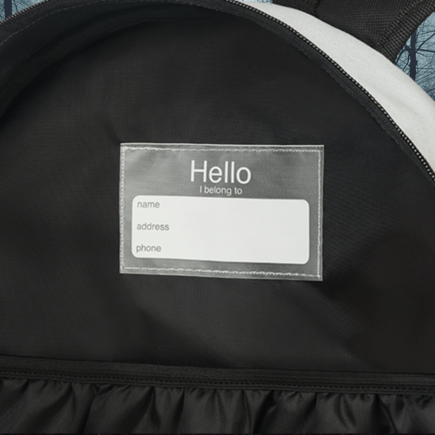 Bigfoot & Cryptid Map All Over Print Backpack