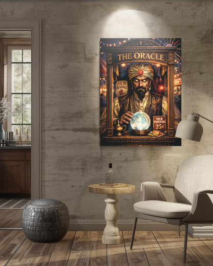 Fortune Teller "The Oracle" - Premium Canvas Print 1.25" Thick