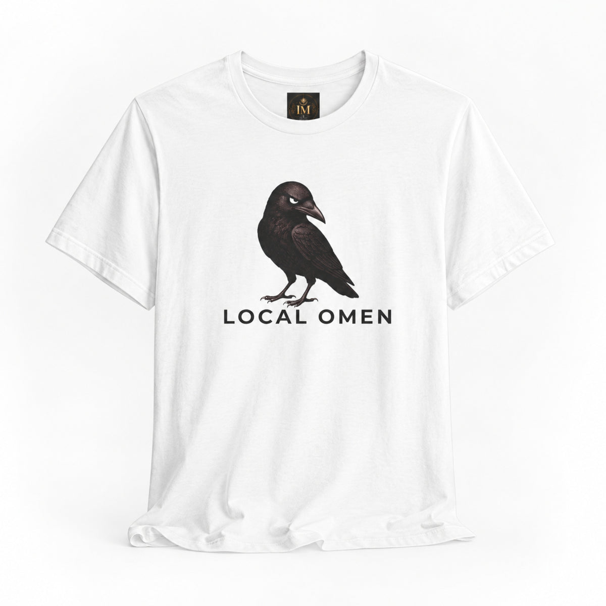 Local Omen Raven Graphic Tee | Crow Illustration T-Shirt