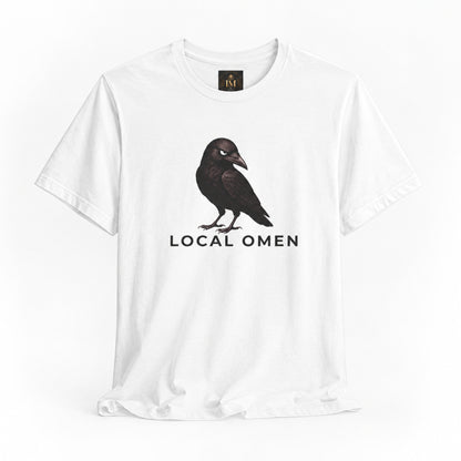 Local Omen Raven Graphic Tee | Crow Illustration T-Shirt