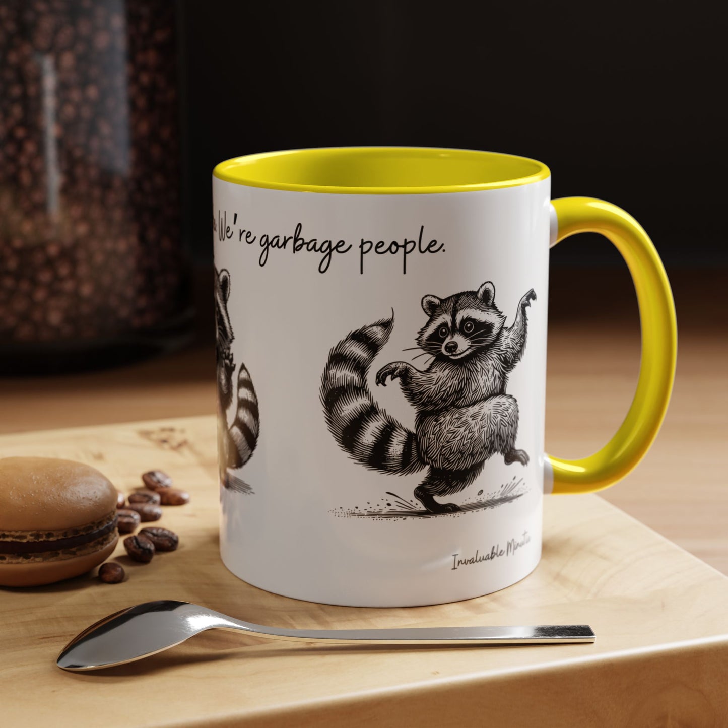 “We’re not trash people. We’re garbage people.” Ceramic Mug (Multiple Colors) 11oz/15oz