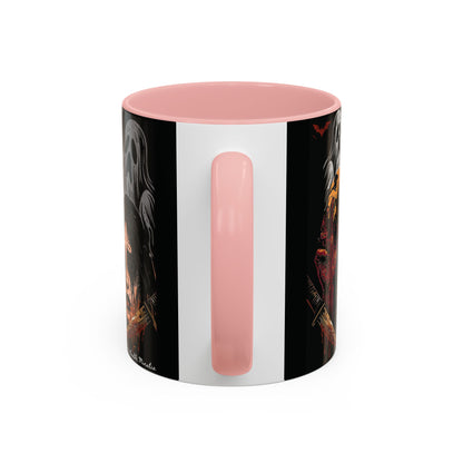 Horror Coffee Mug – Zombie Graveyard Halloween Design – 11oz & 15oz Ceramic – Creepy Goth Kitchen Decor