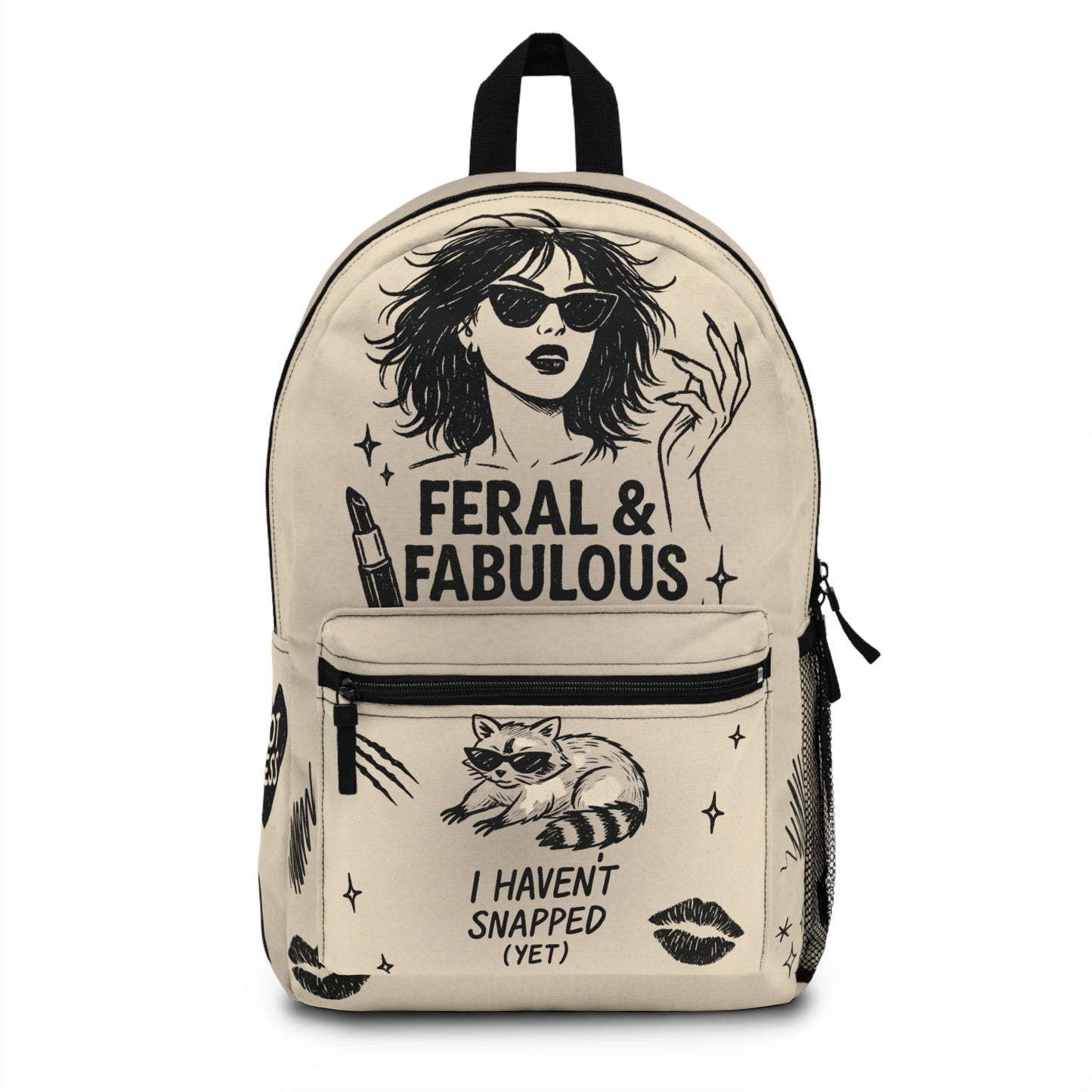 Feral & Fabulous AOP Backpack – Limited Boutique Drop