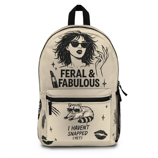 Feral & Fabulous AOP Backpack – Limited Boutique Drop