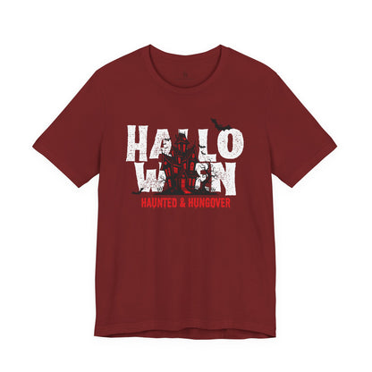 Haunted & Hungover - Halloween Bella+Canvas Graphic Tee