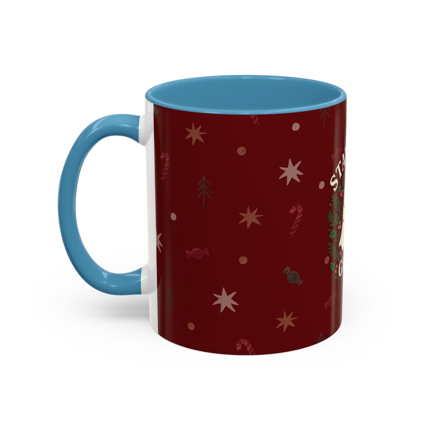 Stay Cozy Ghoul Ghost Holiday Coffee Mug – Funny Cute Christmas Accent Mug