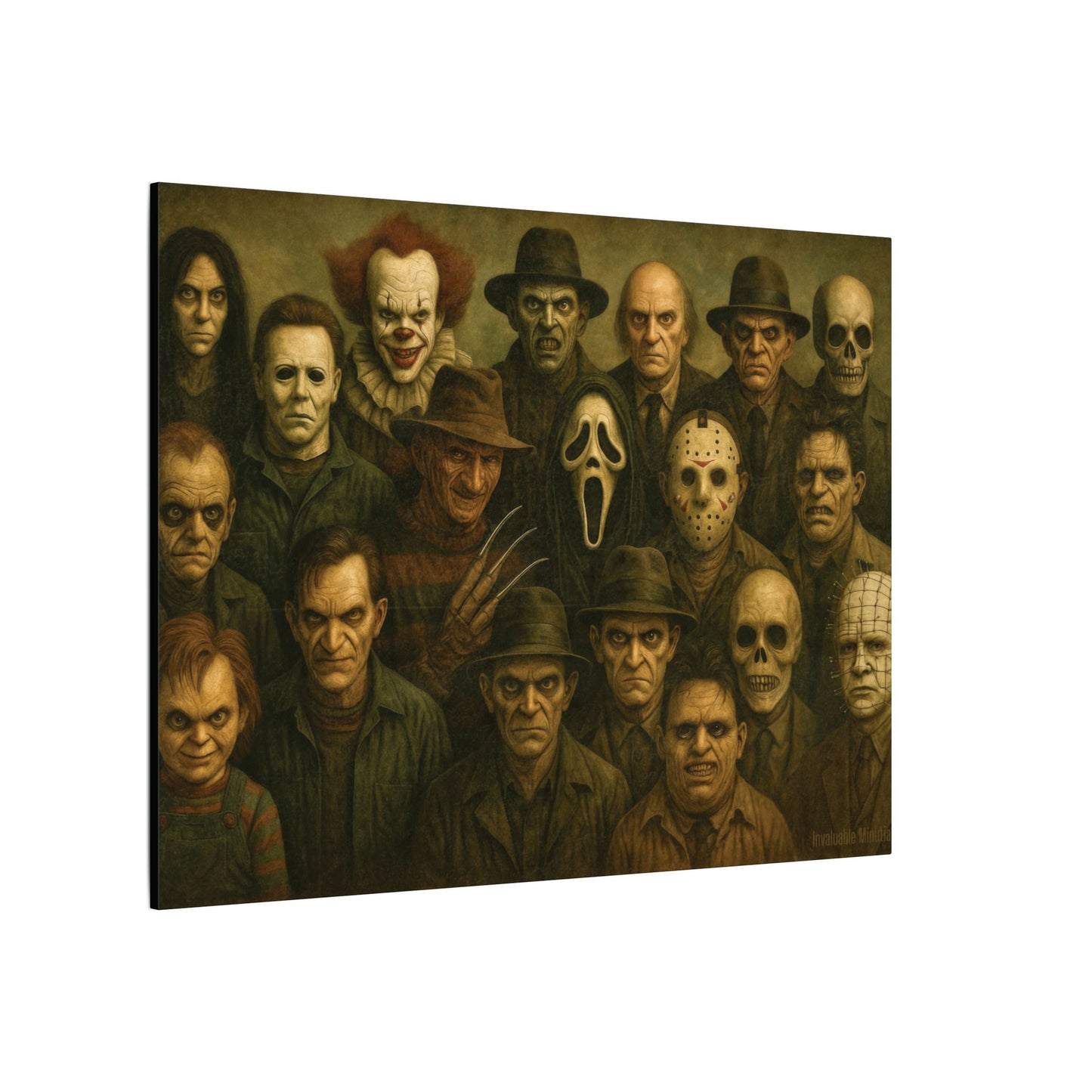 "The Crew" – Horror Legends Matte Canvas Print