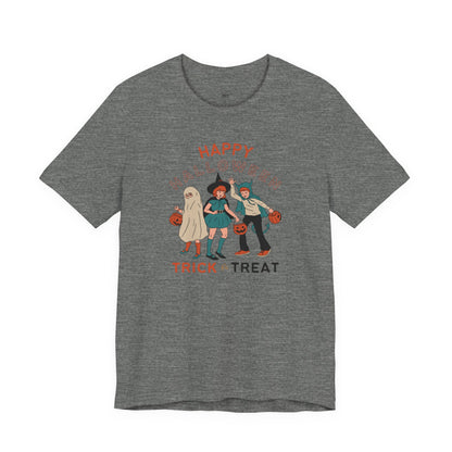 Happy Halloween Trick or Treat Vintage Vibe Tee – Bella+Canvas 3001