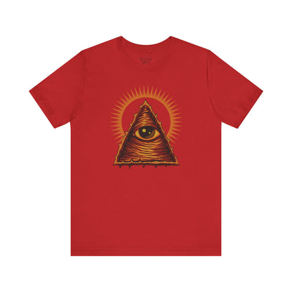 👁️ Mystical Eye Graphic Tee T-Shirt – Unisex Boho Style Streetwear