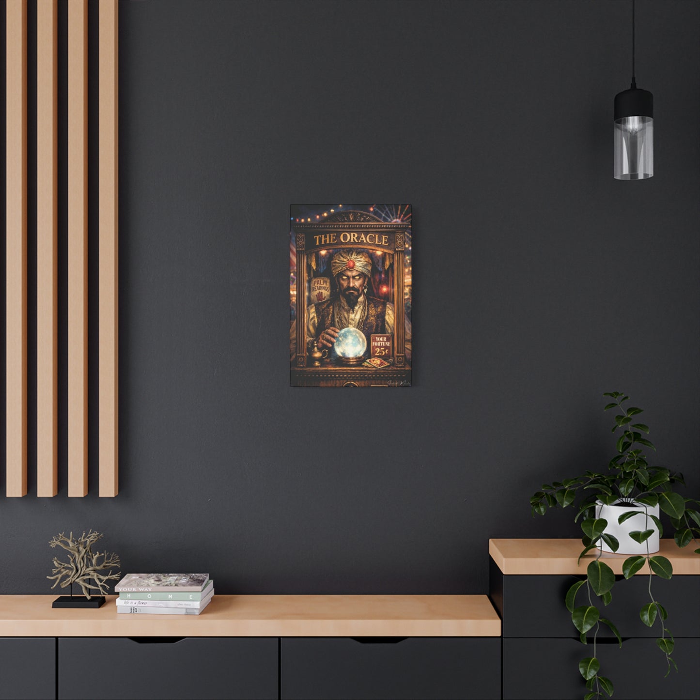 Fortune Teller "The Oracle" - Premium Canvas Print 1.25" Thick
