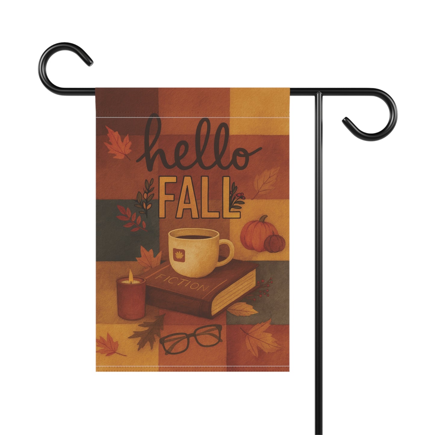 Hello Fall Flag – Cozy Autumn Garden Banner & House Flag | Boutique Fall Porch Décor