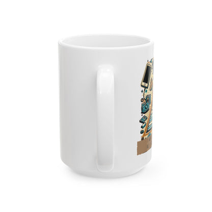 👁️ Illuminati Ceramic Coffee Mug – 11oz & 15oz – Fun Conspiracy Theory Gift