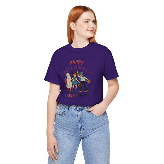 Happy Halloween Trick or Treat Vintage Vibe Tee – Bella+Canvas 3001