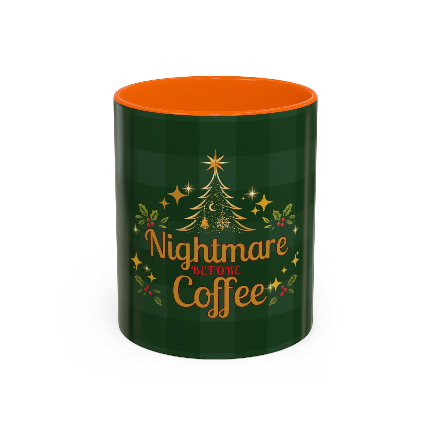 Nightmare Before Coffee Holiday Mug – Funny Christmas Accent Mug (11oz & 15oz)