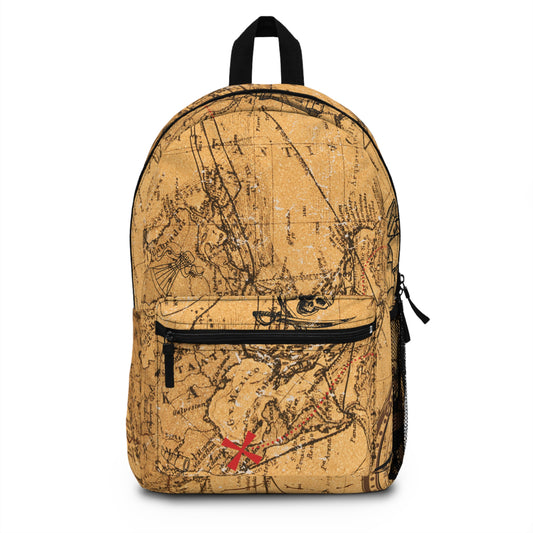“Old World Explorer” – Vintage Map Backpack
