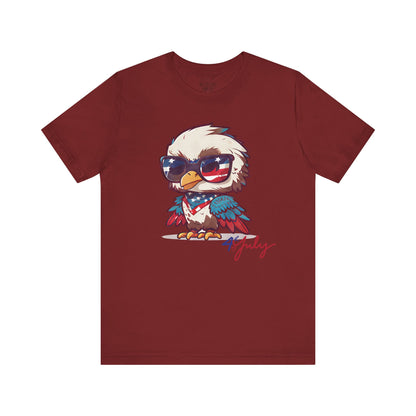 Cool Patriot Eagle Tee – Unisex Bella+Canvas Jersey - 4th of July T-shirt