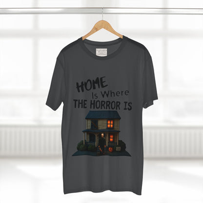 Home Is Where The Horror Is — Slasher House Unisex Tee | AS Colour 5001