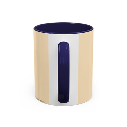 Teacher Mode – Color Accent Mug (11oz/15oz) • Rainbow Heart • Teacher Gift • Dishwasher & Microwave Safe