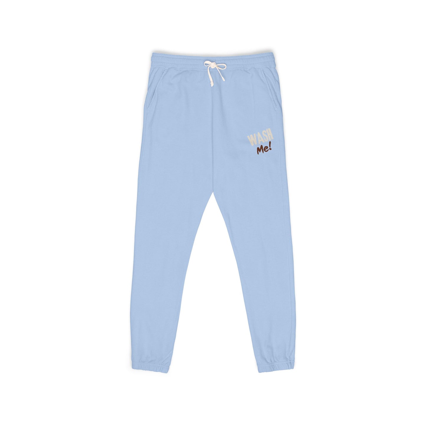 Wash Me! Funny Graphic — Unisex Garment-Dyed Fleece Sweatpants (Comfort Colors® 1469) | Invaluable Minutia