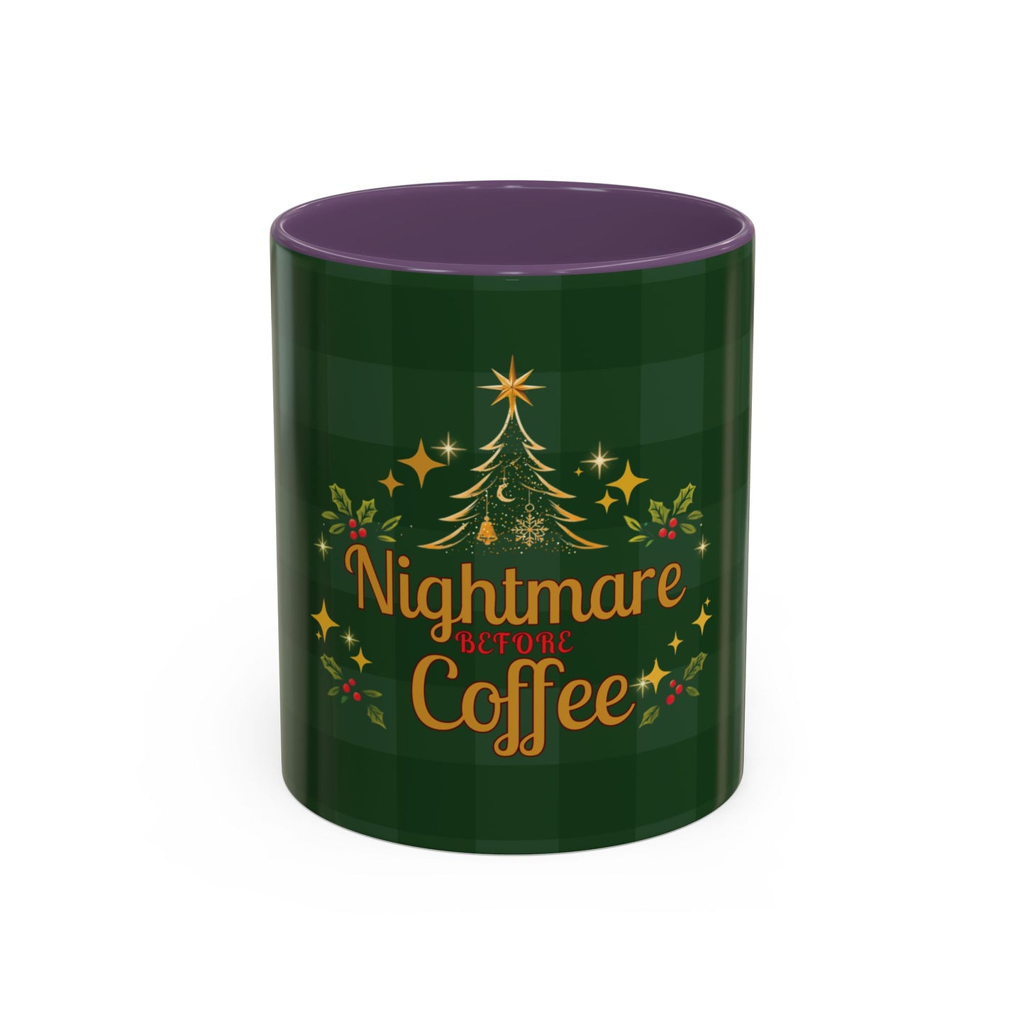 Nightmare Before Coffee Holiday Mug – Funny Christmas Accent Mug (11oz & 15oz)