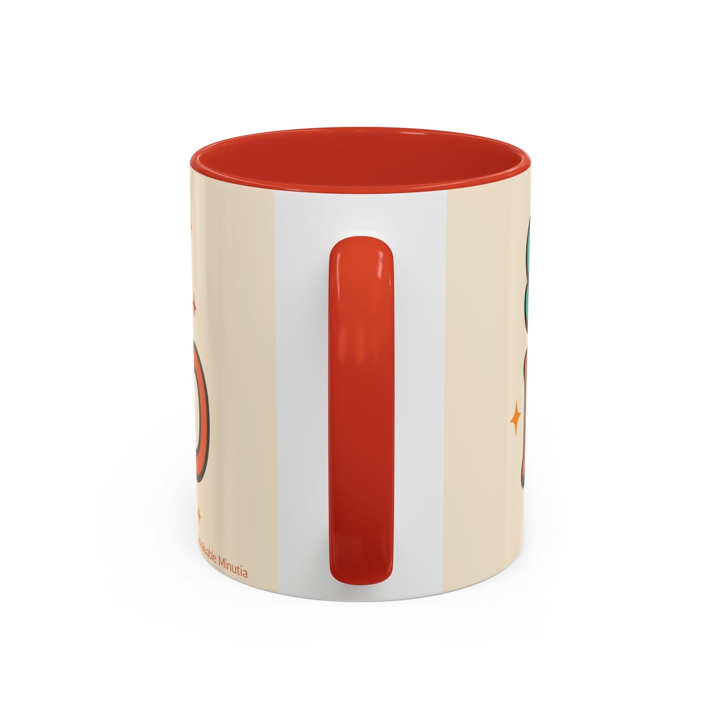Study Fuel Color Accent Mug (11oz/15oz) – Retro Teacher/Student Coffee Cup • Back to School • Durable Ceramic