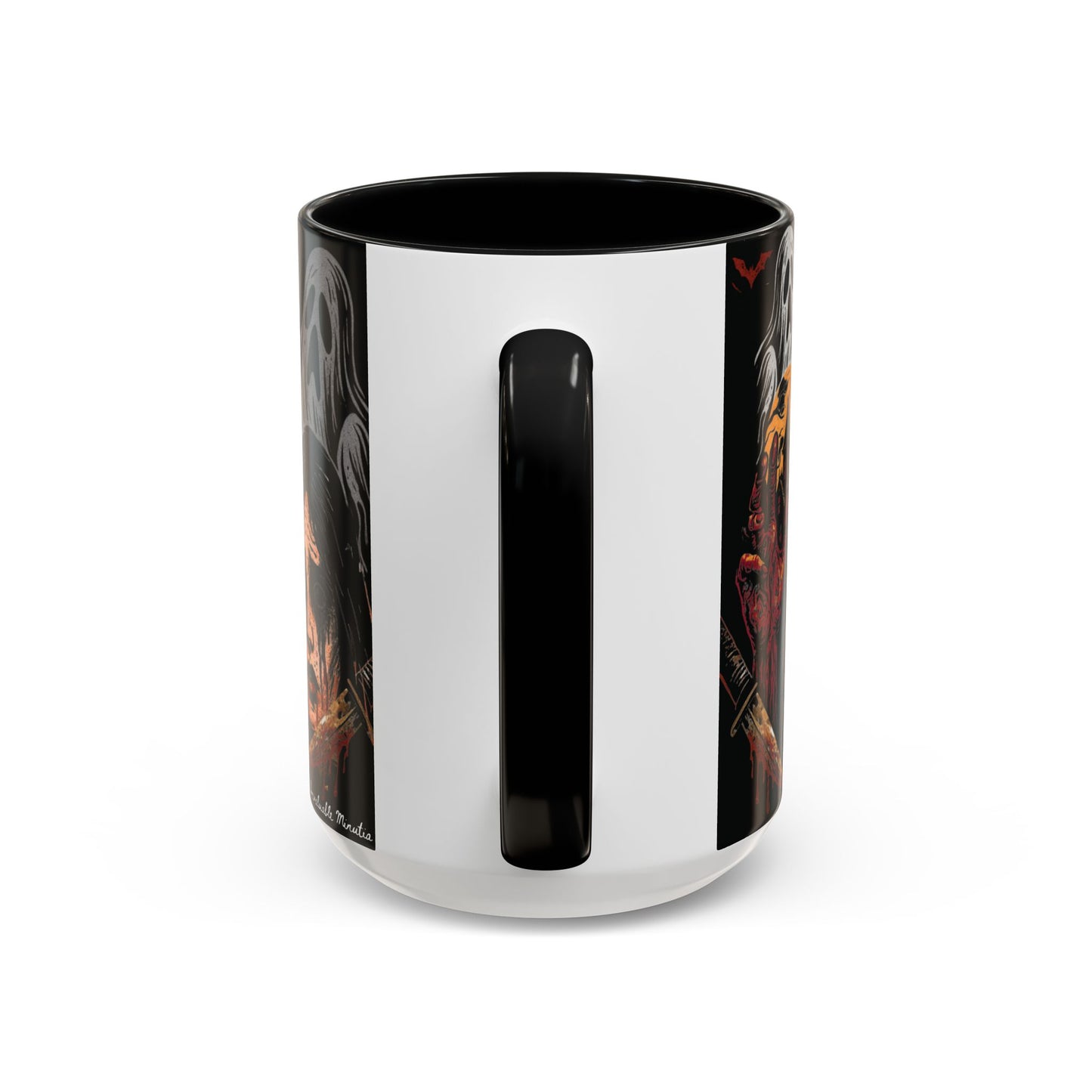 Horror Coffee Mug – Zombie Graveyard Halloween Design – 11oz & 15oz Ceramic – Creepy Goth Kitchen Decor