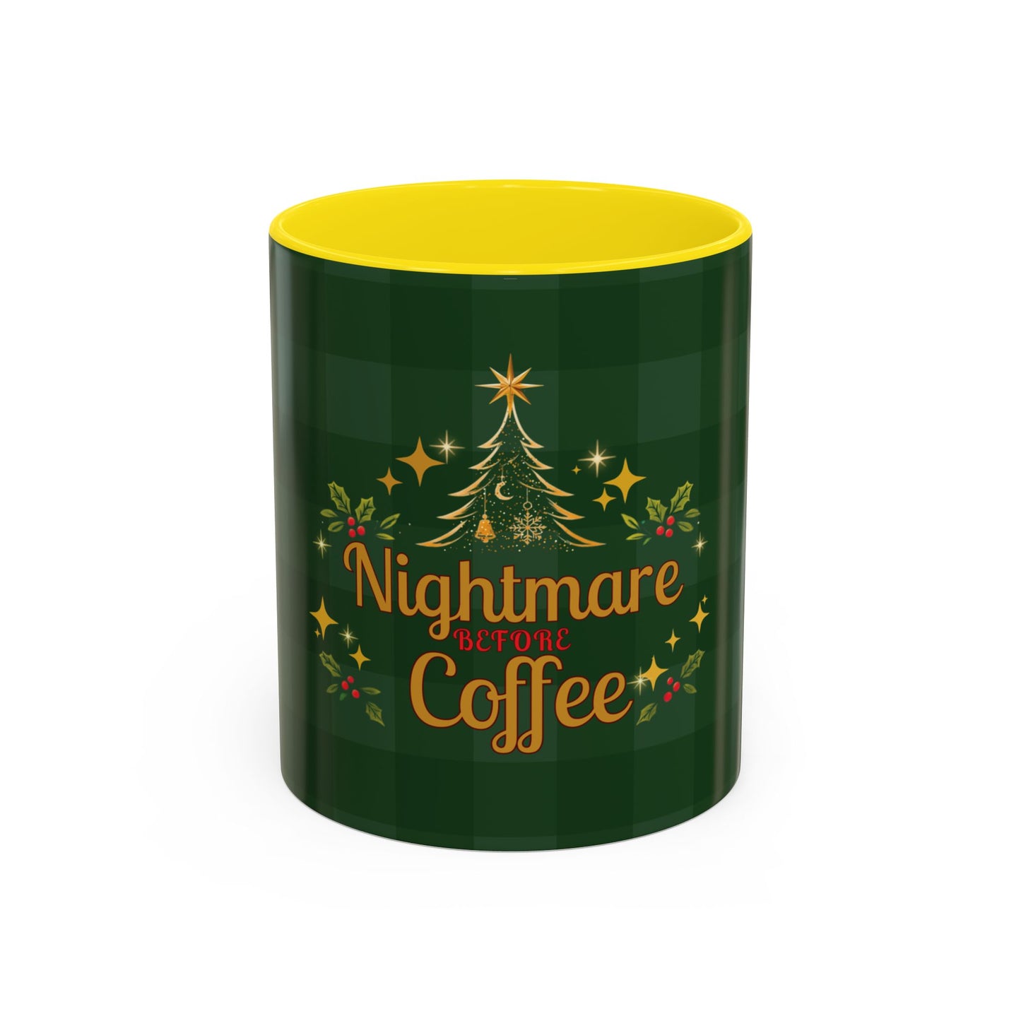 Nightmare Before Coffee Holiday Mug – Funny Christmas Accent Mug (11oz & 15oz)