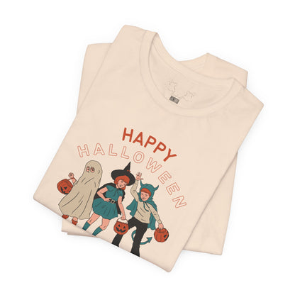 Happy Halloween Trick or Treat Vintage Vibe Tee – Bella+Canvas 3001