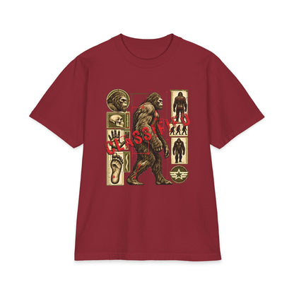 Classified Bigfoot Anatomy - Premium Heavyweight Cryptid Tee