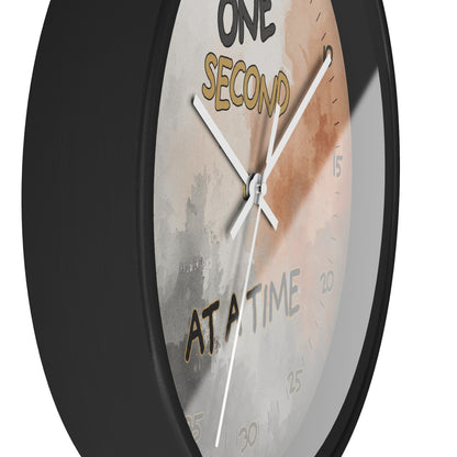 One Second at a Time Premium 10" Wall Clock