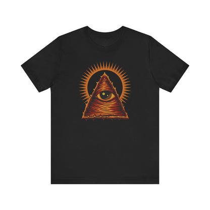 👁️ Mystical Eye Graphic Tee T-Shirt – Unisex Boho Style Streetwear