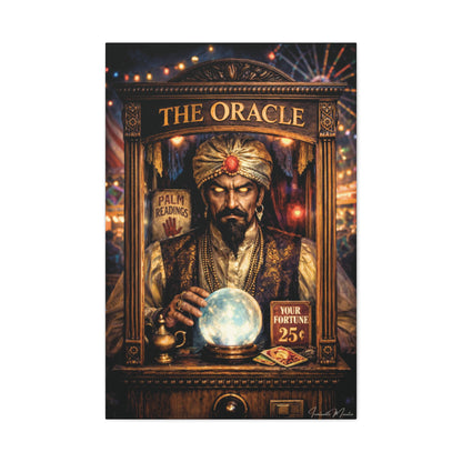 Fortune Teller "The Oracle" - Premium Canvas Print 1.25" Thick