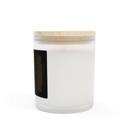 Lavender Candle – Luxury Coconut-Soy, Wooden Wick, 11oz Frosted Glass (Free U.S. Shipping)