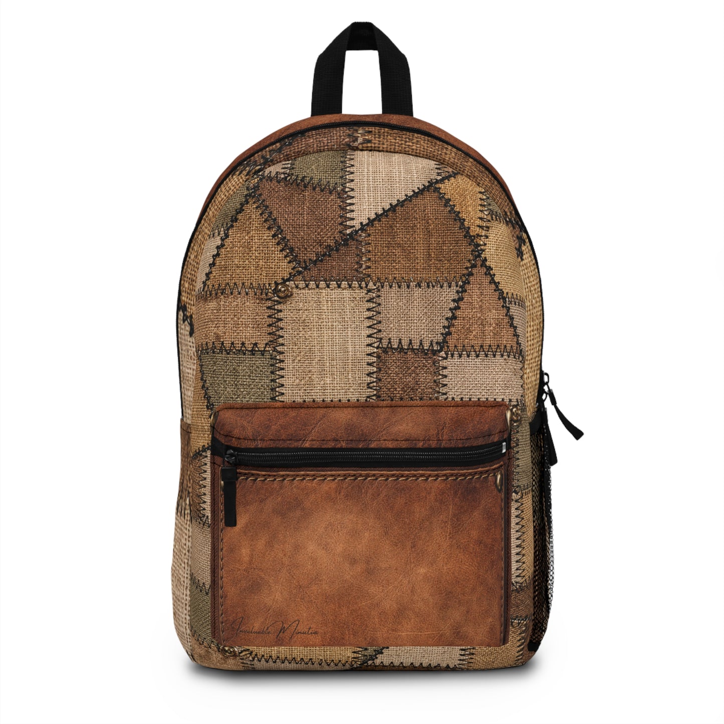Patchwork Stitch Canvas AOP Backpack