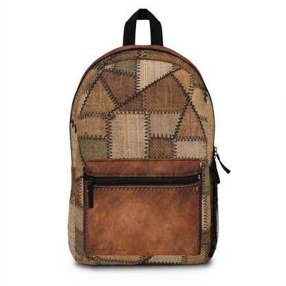 Patchwork Stitch Canvas AOP Backpack